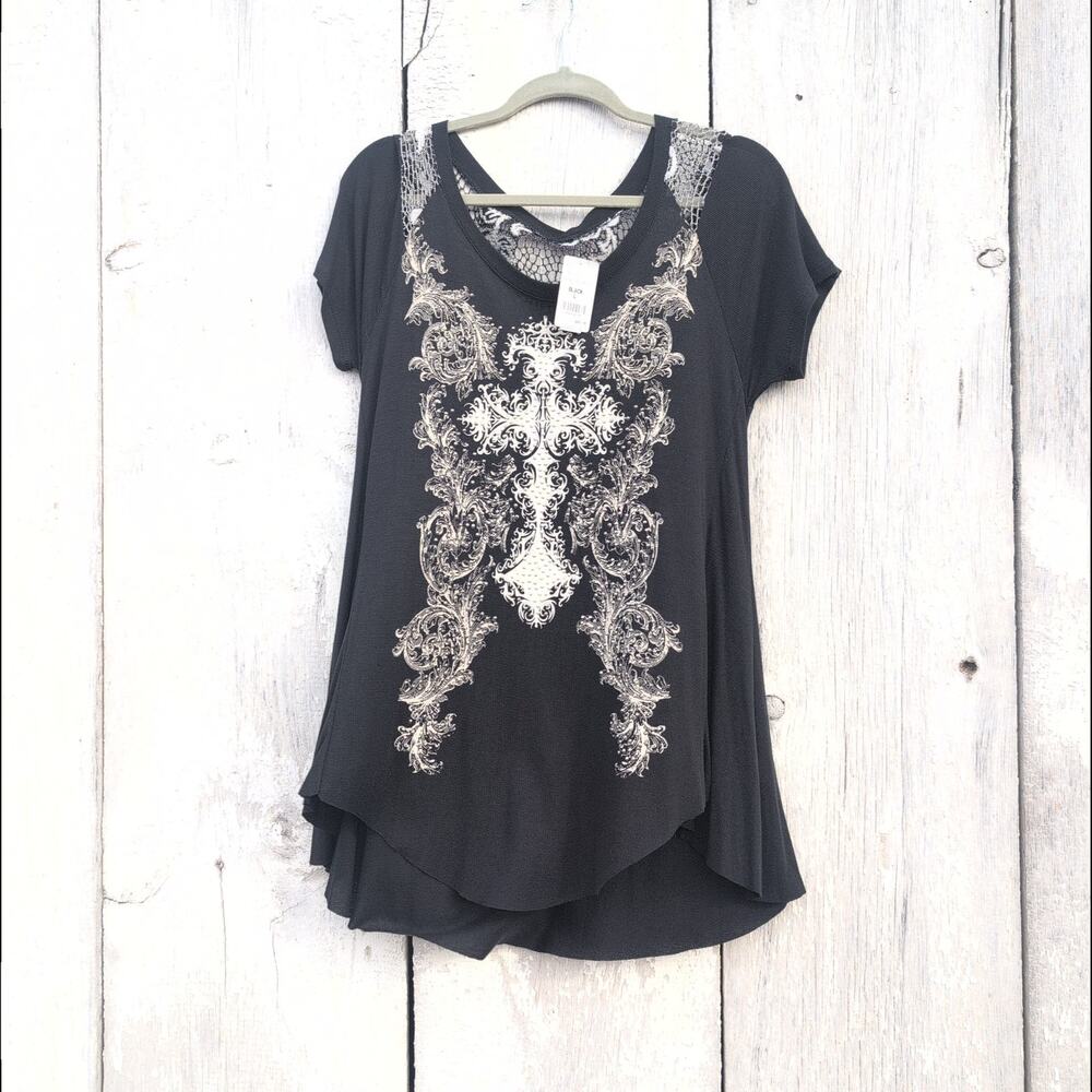 Vocal Voice of California NWT High Low Soft Goth Fairy Rhinestone Women's Large